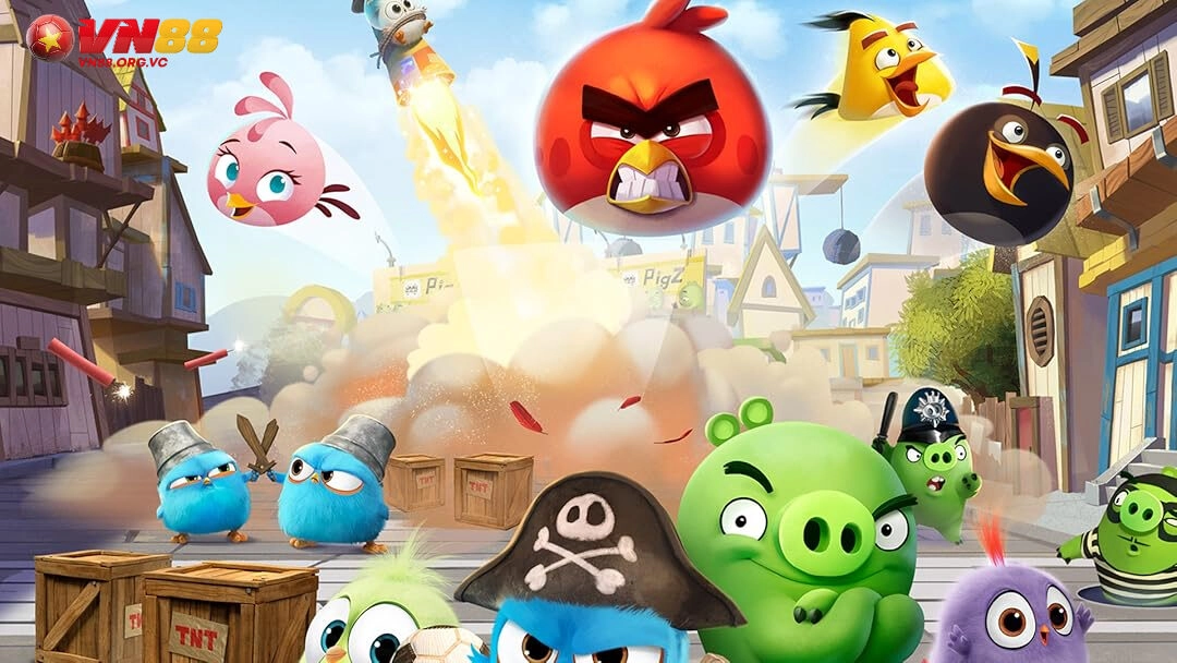 Angry Birds VN88 – Tấn Công Thành Heo Xanh